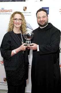 Anne Geddes und Nikodemus Schnabel bei der 13. Verleihung der Steiger Awards in der Alten Kaue der Zeche Hansemann. Dortmund, 17.03.2018