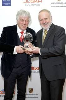 Rolf Zuckowski und Peter Reber bei der 13. Verleihung der Steiger Awards in der Alten Kaue der Zeche Hansemann. Dortmund, 17.03.2018