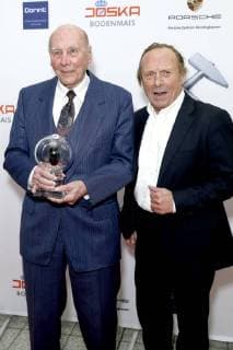 Horst Eckel und Claus Theo Gärtner bei der 13. Verleihung der Steiger Awards in der Alten Kaue der Zeche Hansemann. Dortmund, 17.03.2018
