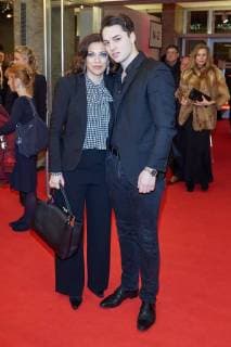 Dr.Alice Brauner mit Sohn David - Verleihung des Deutschen Hoerfilmpreis 2018 in Berlin am 20.03.2018. Deutscher Hoerfilmpreis 2018