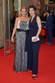 Judith Hoersch und Julia Bremermann - Verleihung des Deutschen Hoerfilmpreis 2018 in Berlin am 20.03.2018. Deutscher Hoerfilmpreis 2018