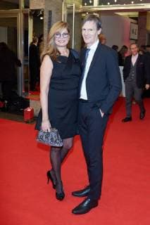Maren Gilzer mit Freund Harry Kuhlmann - Verleihung des Deutschen Hoerfilmpreis 2018 in Berlin am 20.03.2018. Deutscher Hoerfilmpreis 2018