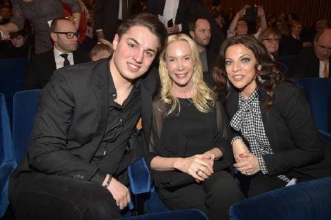 David Brauner, Feo Aladag, Dr. ALice Brauner beim 16. Deutschen Hoerfilmpreis im Kino International in Berlin am 20.03.2018