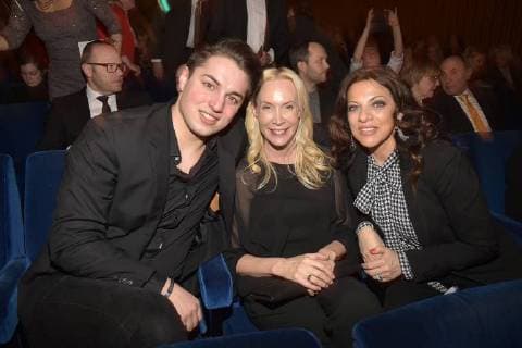 David Brauner, Feo Aladag, Dr. ALice Brauner beim 16. Deutschen Hoerfilmpreis im Kino International in Berlin am 20.03.2018