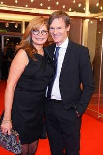Deutscher Hörfilmpreis - Verleihung in Berlin Maren Gilzer mit Freund Kuhlmann Deutscher Hoerfilmpreis 2018 im Kino International in Berlin am 20.03.2018