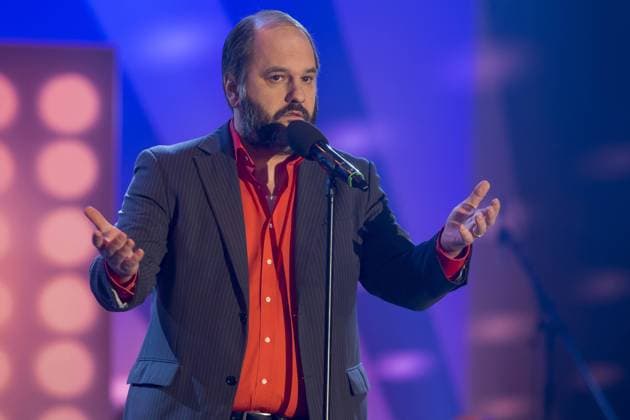 Auftritt des Kabarettisten Matthias Egersdörfer während der MDR-Fernseh-Gala der Humorzone Dresden im Alten Schlachthof. Die Gala wird zeitversetzt im MDR Fernsehen ausgestrahlt.