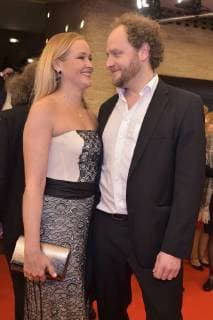 Judith Hoersch, Joe Berg beim 16. Deutschen Hoerfilmpreis im Kino International in Berlin am 20.03.2018