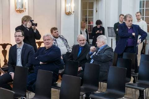 20.03.2018, Tallinn Kadrioru lossis toimus auhinnatseremoonia Kuldne Plaat 2018, kus tunnustati Eesti edukamaid muusikailma tegijaid. The Estonian Music Awards are the annual Estonian pop music awards. The awards began in 1998, when the Estonian Association of the Phonogram Producers first awarded the Golden Record (Estonian: Kuldne Plaat) to the most successful artists. Foto: Konstantin Sednev Eesti Meedia Tallinn Harjumaa Estonia  Copyright: xKonstantinxSednevx