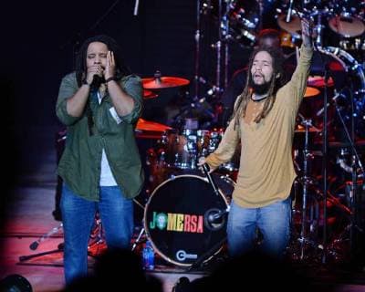 August 15, 2016 - Pompano Beach, Florida, United States Of America - POMPANO BEACH, FL - AUGUST 15: Jo Mersa Marley and Stephen Marley perform at The Pompano Beach Amphitheater on August 15, 2016 in Pompano Beach, Florida..People: Jo Mersa Marley, Stephen Marley. Pompano Beach United States Of America - ZUMAr160 20160815_zaa_r160_005 Copyright: xSMGx