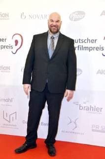 Jörg Moukaddam bei der Verleihung des 16. Deutschen Hörfilmpreises 2018 im Kino International. Berlin, 20.03.2018