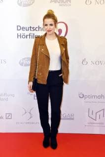 Merle Collet bei der Verleihung des 16. Deutschen Hörfilmpreises 2018 im Kino International. Berlin, 20.03.2018