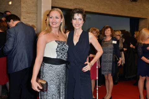 Judith Hoersch und Julia Bremermann bei der Verleihung des 16. Deutschen Hörfilmpreises 2018 im Kino International. Berlin, 20.03.2018