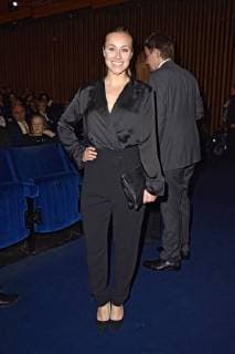 Sina Tkotsch bei der Verleihung des 16. Deutschen Hörfilmpreises 2018 im Kino International. Berlin, 20.03.2018