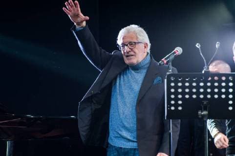 Italy: Tribute concert in memory of Pino Daniele It was held at the Palapartenope in Naples the concert I m near you 63 , in memory of Pino Daniele organized by his brother Nello for his 63 years and in memory of Rino Zurzolo who died a year ago. Among the artists on stage Eddy Napoli, Franco Ricciardi, Audio 2, Michele Zarrillo, Franco Del Prete Naples Italy Campania Italy Palapartenope  SoniaxBrandolone