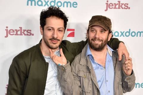 Fahri Yardim und Christian Ulmen bei der Premiere der 2. Staffel von Jerks (Maxdome ProSieben) am 21.03.2018 in Berlin Serie Jerks feiert Premiere der 2. Staffel in Berlin, 2018