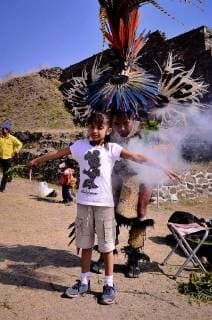 March 21, 2018 - March 21, 2018 Tula de Allende, Hidalgo. In the archaeological zone of TULA, located in Tula de Allende, in the state of Hidalgo, some people gathered to receive as each year the entrance of spring or Spring Equinox. Dressed in white and with arms to the sky receive solar energy. The main area where visitors gather is in the upper part of the Temple of Tlahuizcalpantecutli or also called Morning Star , next to the Tula atlantes, which are four anthropomorphic figures that represent the God Quetzalcoatl. Some people take time to receive a spiritual cleansing . PHOTO: OMAR LOPEZ - ZUMAl109 20180321_zap_l109_019 Copyright: xOmarxLopezx