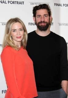 March 22, 2018 - New York, N.Y, USA - EMILY BLUNT, JOHN KRASINSKI attend the Final Portrait Special Screening,.Solomon R. Guggenheim Museum, NYC.March 22, 2018.Photos by , Globe Photos Inc. New York USA - ZUMAms4_ 20180322_zaa_ms4_010 Copyright: xSoniaxMoskowitzx