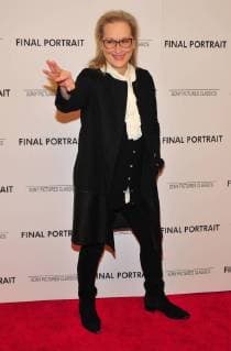 NEW YORK, NY - March 22: Meryl Streep attend the Final Portrait New York screening at Guggenheim Museum on March 22, 2018 in New York City. Copyright: xJohnxPalmerx