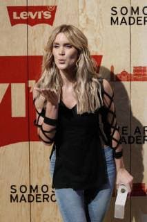 Peruvian actress Verónica Montes poses during the opening of a Levi s store in Mexico City, Mexico, on 22 March 2018. INAUGURATION OF LEVIS STORE IN MEXICO CITY !ACHTUNG: NUR REDAKTIONELLE NUTZUNG!  Copyright: xJoséxMéndezx MEX01 20180323-636573822305006362