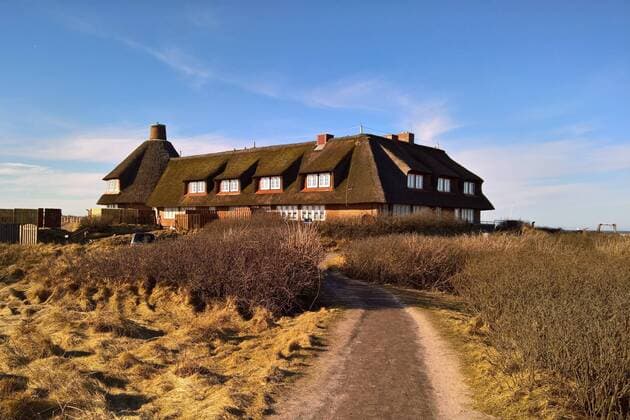Die Sturmhaube am Roten Kliff in Kampen auf der nordfriesischen Insel Sylt.