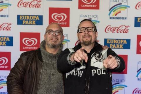 Rust Mundstuhl, Lars Niedereichholz, Ande Werner, Radio Regenbogen Award 2018, Radiopreis, Roter Teppich, 23.03.2018, Copyright: xEibner-Pressefoto SaschaxWaltherx EP_swa