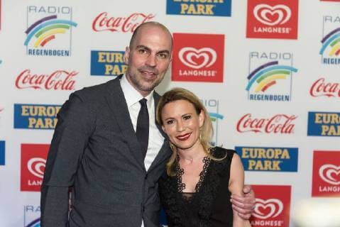 Rust Anahita Rehbein, mit Freund Joerg Echtermann, Radio Regenbogen Award 2018, Radiopreis, Roter Teppich, 23.03.2018, Copyright: xEibner-Pressefoto SaschaxWaltherx EP_swa
