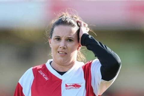 Sam Bailey during the Celebrity Charity Football Match hosted by Sellebrity Soccer for the Benjamin Lewis Charity Cub at the Abbey Business Stadium, Cheltenham, England on 25 March 2018. Copyright: xDavidxHornx PMI-1918