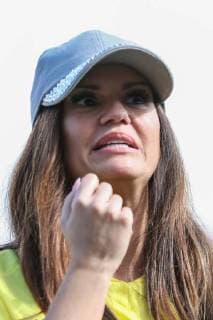 Kerry Katona during the Celebrity Charity Football Match hosted by Sellebrity Soccer for the Benjamin Lewis Charity Cub at the Abbey Business Stadium, Cheltenham, England on 25 March 2018. Copyright: xDavidxHornx PMI-1918