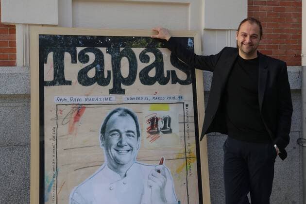 Swiss chef and restaurant owner Daniel Humm poses during an interview with Spanish international news agency EFE in Madrid, Spain, 26 March 2018. Humm owns the Eleven Madison Park restaurant in New York City, considered to be the world s best restaurant according to a ranking by British magazine Restaurant , and has been awarded with the Chef of the Year award by spanish gastronomic magazine Tapas . Swiss chef Daniel Humm interviewed in Madrid !ACHTUNG: NUR REDAKTIONELLE NUTZUNG!  Copyright: xZIPIx GRAF889 20180326-636576804198428017