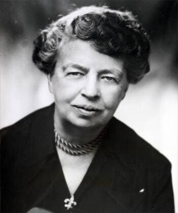 Berühmte Feministinnen, Eleanor Roosevelt Photograph of Eleanor Roosevelt (1884-1962) an American politician and former First Lady of the United States of America. Dated 20th century 917_05_WHA_102_0005