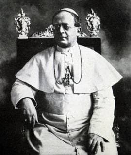 Photographic portrait of Pope Pius XI (1857-1939) head of the Catholic Church. Dated 20th century 917_05_WHA_102_0397