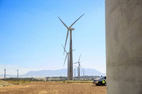 IMAGO Creative: Klimawandel - Zukunft und Innovation Wind farm model released Symbolfoto property released  ZEF14961