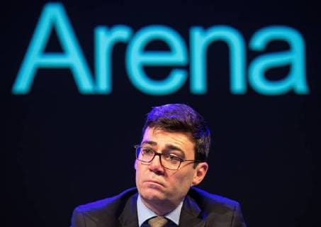 March 27, 2018 - Salford, Greater Manchester, UK - Salford, UK. Greater Manchester Mayor ANDY BURNHAM . The Kerslake Report in to the terrorist bombing of an Ariana Grande concert at the Manchester Arena on 22nd May 2017 , ordered by Greater Manchester Metro Mayor Andy Burnham , is published at a press conference at the University of Salford , at Media City . Amongst praise for many connected with the events, the report also highlights failings in communication at Greater Manchester Fire and Rescue on the night and disreputable behaviour by some sections of the media in the aftermath of the attack Salford UK  - ZUMAl94_ 20180327_zaf_l94_078 Copyright: xJoelxGoodmanx