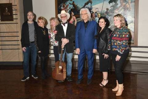 Bilder des Tages March 27, 2018 - Nashville, Tennessee, U.S. - 27 March 2018 - Nashville, Tennessee - Ricky Skaggs and Family Members of Inductees. 2018 Country Music Hall Of Fame Inductees Announcement at Country Music Hall of Fame and Museum. Photo Credit: Dara-Michelle Farr AdMedia Nashville U.S. - ZUMAa123 20180327_zaa_a123_021 Copyright: xDara-MichellexFarrAdmediax