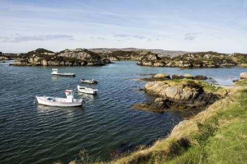 Granite coast near Dungloe, County Donegal, Ulster, Republic of Ireland, Europe Copyright: TonyxWaltham 29-5470