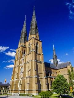 Uppsala, Domkyrkan, Domkirche, Schweden, Uppland Copyright: xKTHx ALLSE933465