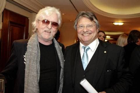 Reinhold Bilgeri und Joesi Prokopetz bei der Romy 2018 Akademiepreisverleihung im Grand Hotel. Wien, 05.04.2018