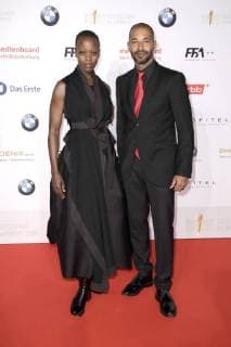 Florence Kasumba und Tyron Ricketts beim Nominiertenabend zum Deutschen Filmpreis 2018 im BMW Haus am Kurfürstendamm. Berlin, 07.04.2018