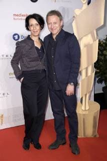Gioia Raspe mit Gatte Axel Pape beim Nominiertenabend zum Deutschen Filmpreis 2018 im BMW Haus am Kurfürstendamm. Berlin, 07.04.2018
