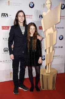 Tristan Göbel und Gwendolyn Göbel beim Nominiertenabend zum Deutschen Filmpreis 2018 im BMW Haus am Kurfürstendamm. Berlin, 07.04.2018