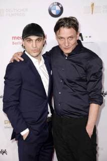 Franz Rogowski und Oliver Masucci beim Nominiertenabend zum Deutschen Filmpreis 2018 im BMW Haus am Kurfürstendamm. Berlin, 07.04.2018
