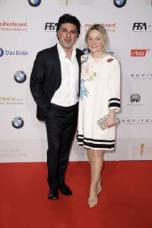 Shan Rahimkhan mit Gattin Claudia beim Nominiertenabend zum Deutschen Filmpreis 2018 im BMW Haus am Kurfürstendamm. Berlin, 07.04.2018