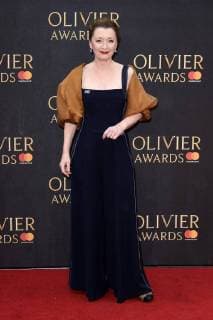 Lesley Manville bei der Verleihung der Olivier Awards 2018 in der Royal Albert Hall. London, 08.04.2018 Lesley Manville