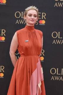 Anne-Marie Duff attends The Olivier Awards 2018 with Mastercard at Royal Albert Hall in London. APRIL 8th 2018  MESx18970