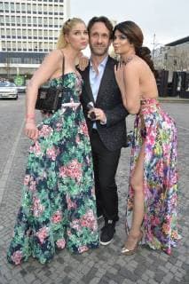 Yvonne Woelke, Falk-Willy Wild, MIcaela Schaefer beim 13. Victress Award iGALA n der UDK ( Universitaet der Kuenste) in Berlin am 09.04.2018