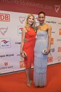 Tanja Buelter, Annabelle Mandeng beim 13. Victress Award iGALA n der UDK ( Universitaet der Kuenste) in Berlin am 09.04.2018