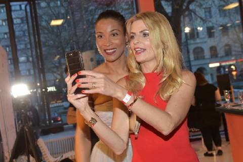 Tanja Buelter, Annabelle Mandeng beim 13. Victress Award iGALA n der UDK ( Universitaet der Kuenste) in Berlin am 09.04.2018
