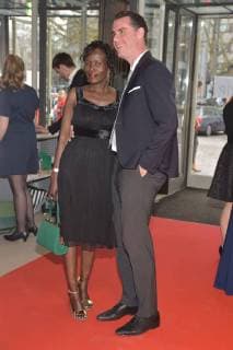 Andrej Hermlin mit Ehefrau Joyce beim 13. Victress Award iGALA n der UDK ( Universitaet der Kuenste) in Berlin am 09.04.2018