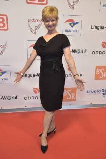 DDR-Eiskunst-Star Christine Errath, Mutter von Jenny Trettin beim 13. Victress Award iGALA n der UDK ( Universitaet der Kuenste) in Berlin am 09.04.2018