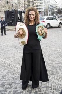 Ikram Kerwat bei der 13. Verleihung der Victress Awards 2018 in der Universität der Künste. Berlin, 09.04.2018